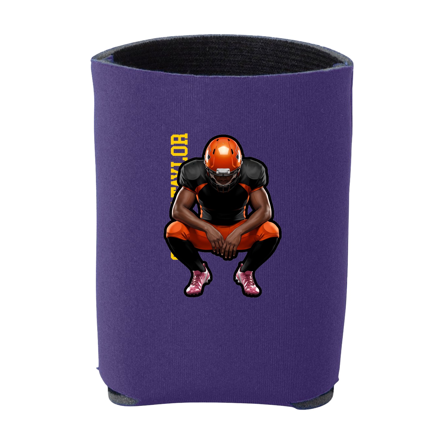Can Holder — Name Vertical in Purple