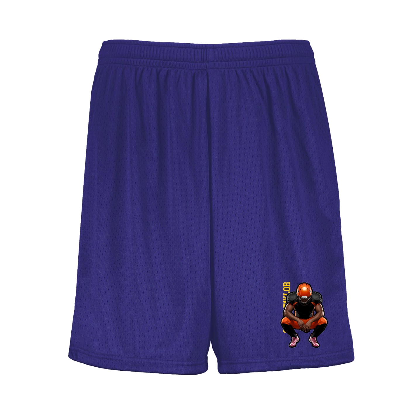 Shorts — Name Vertical in Purple