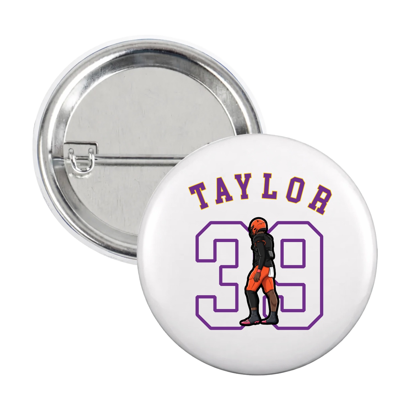 Game Day Button — Shirsey Arch in White
