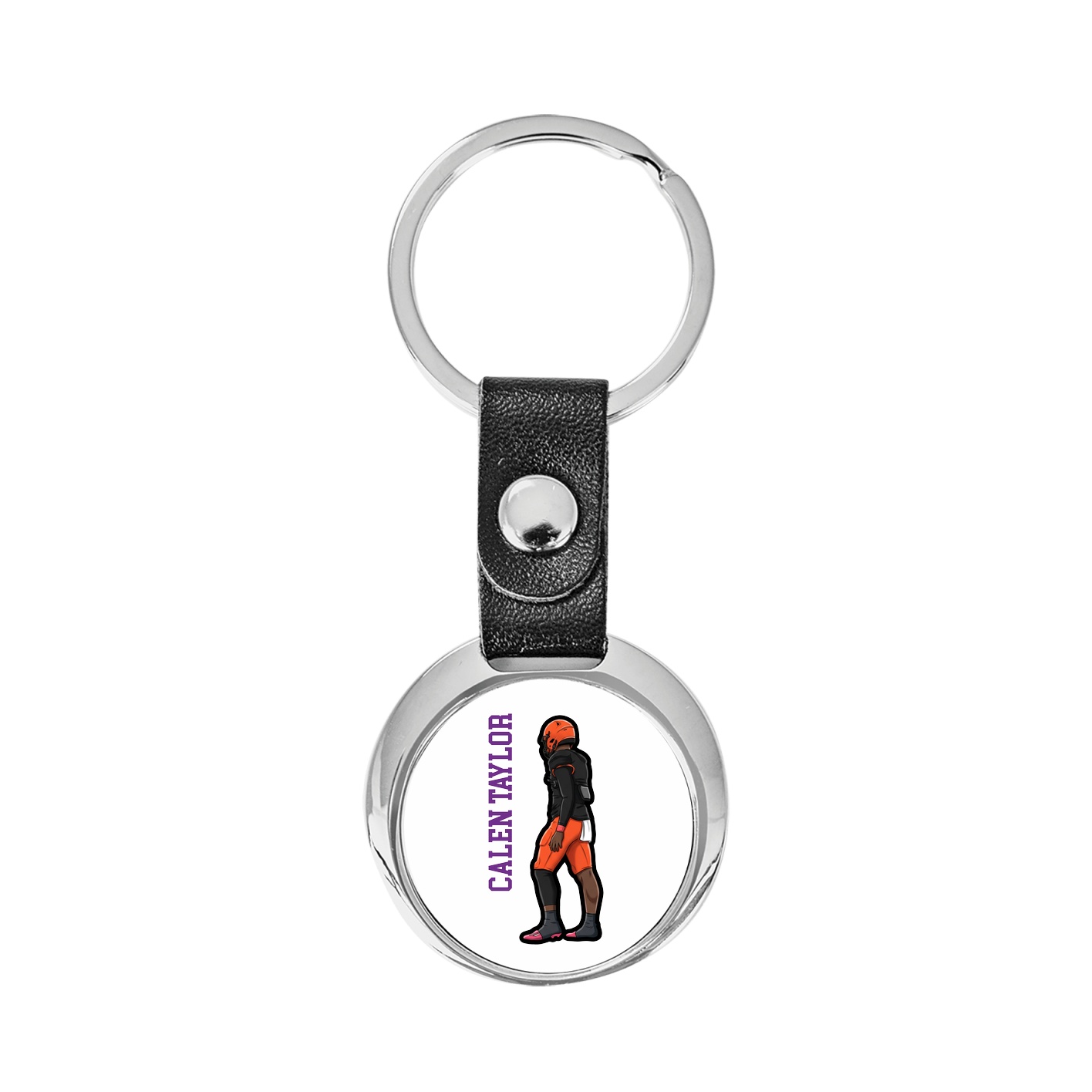 Key Chain — Name Vertical in Classic