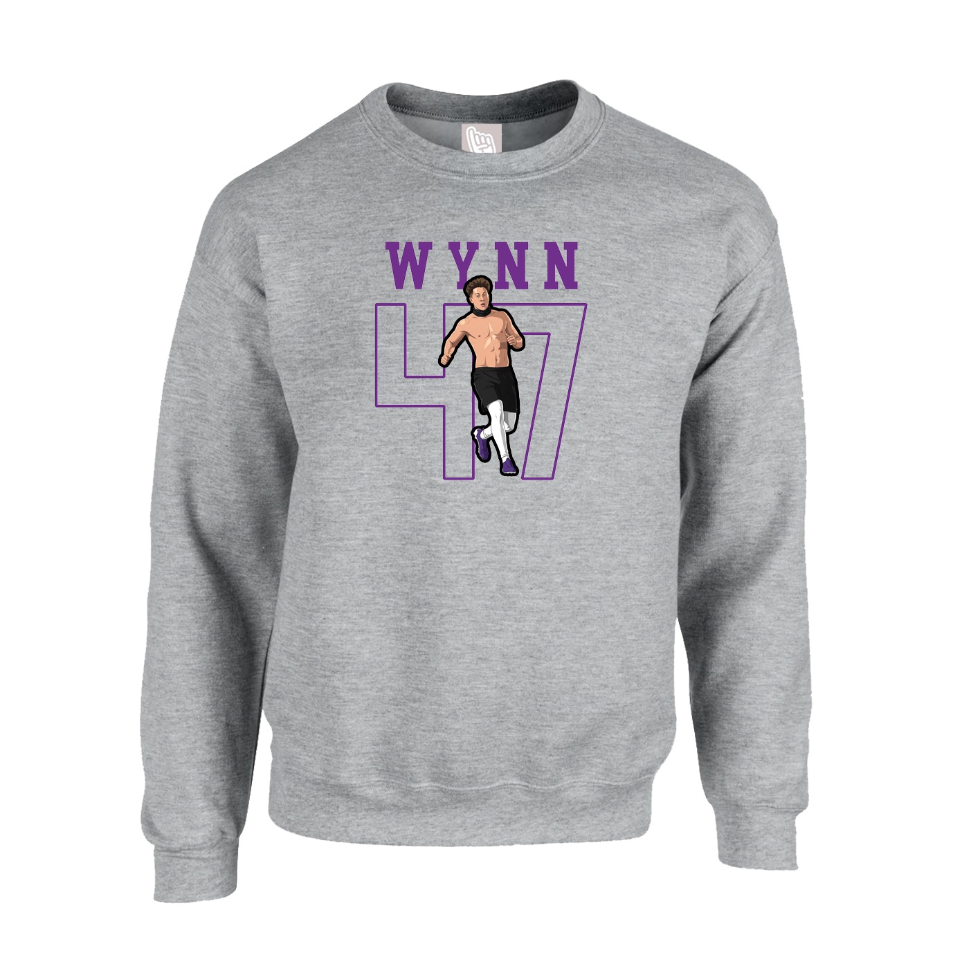 Fleece Crew — Shirsey in Grey