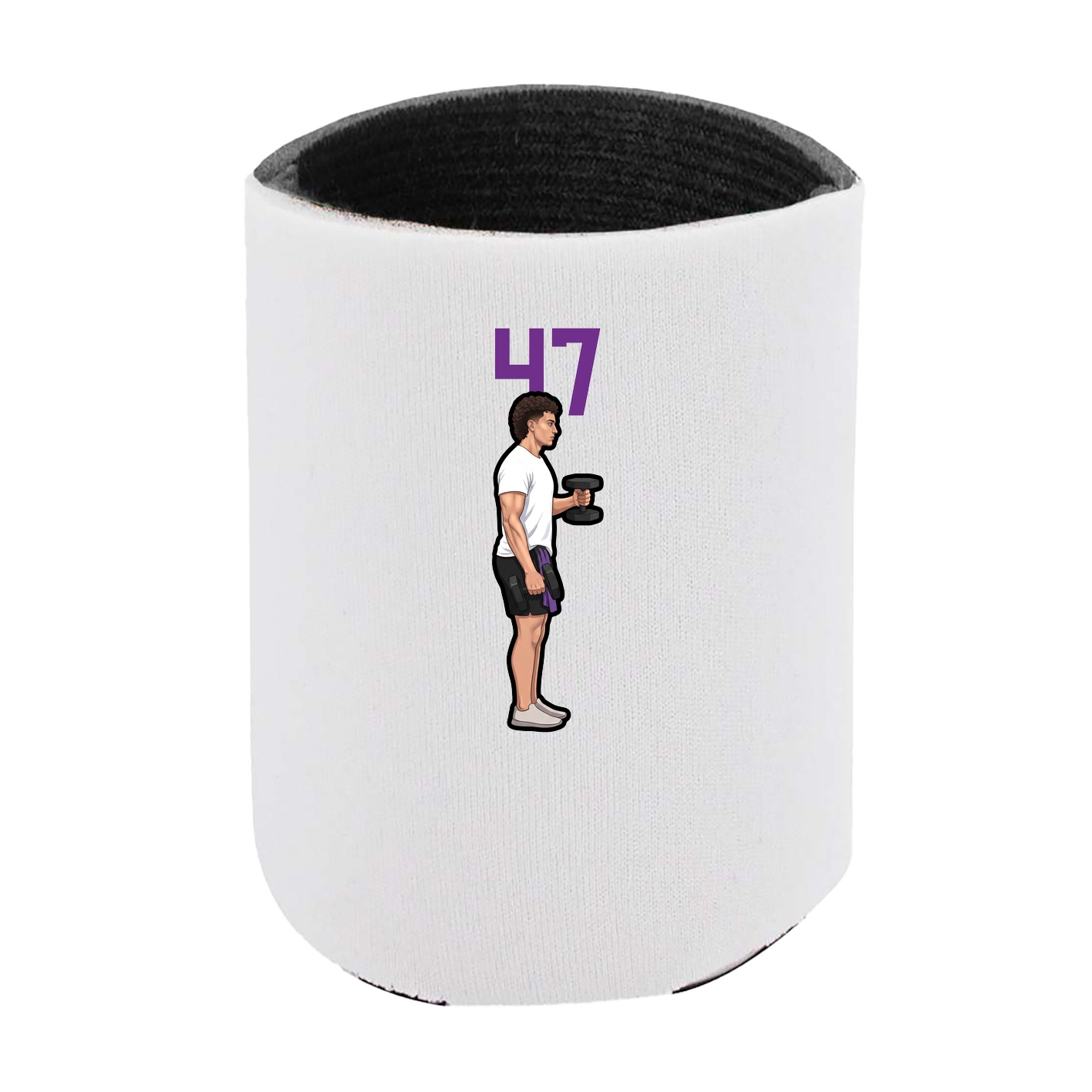 Can Holder — Number Top in White