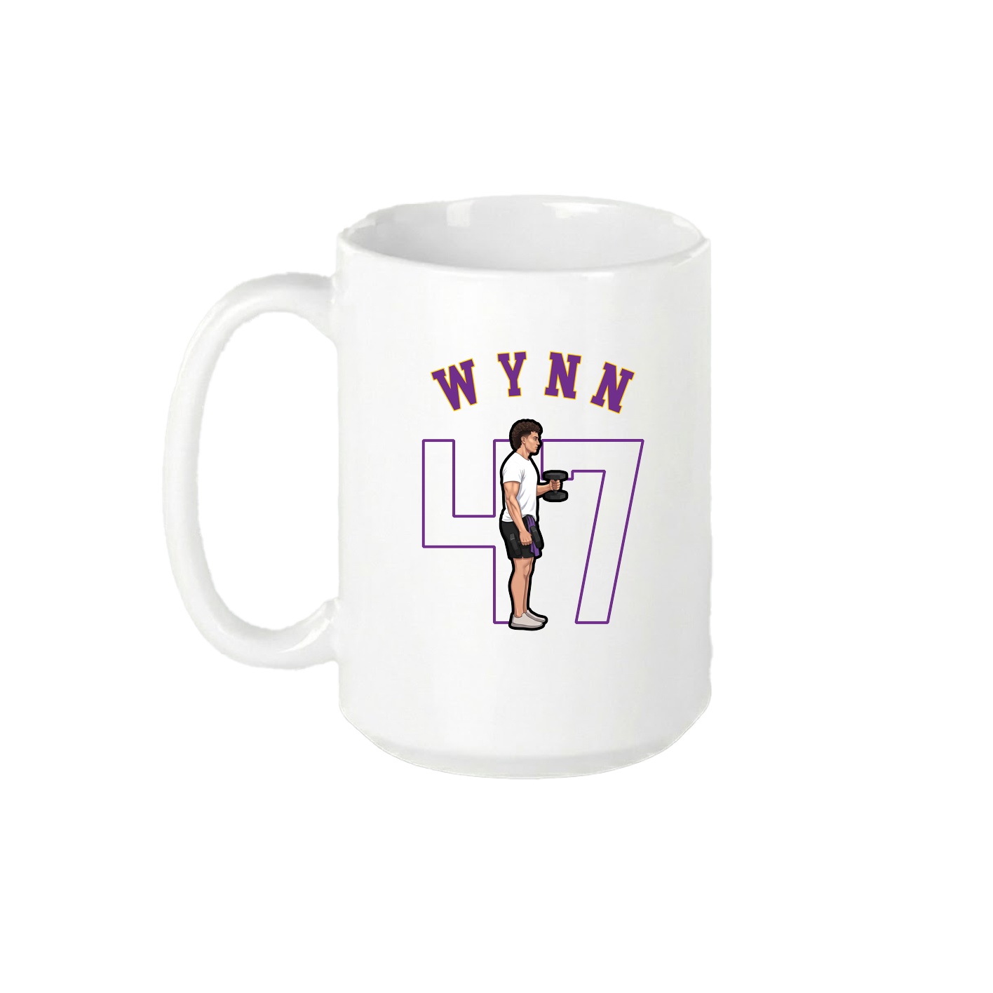 15oz Coffee Mug — Shirsey Arch in White