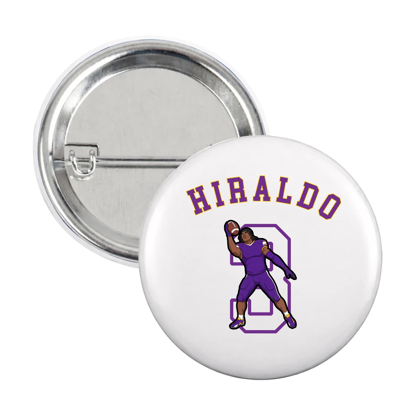 Game Day Button — Shirsey Arch in White