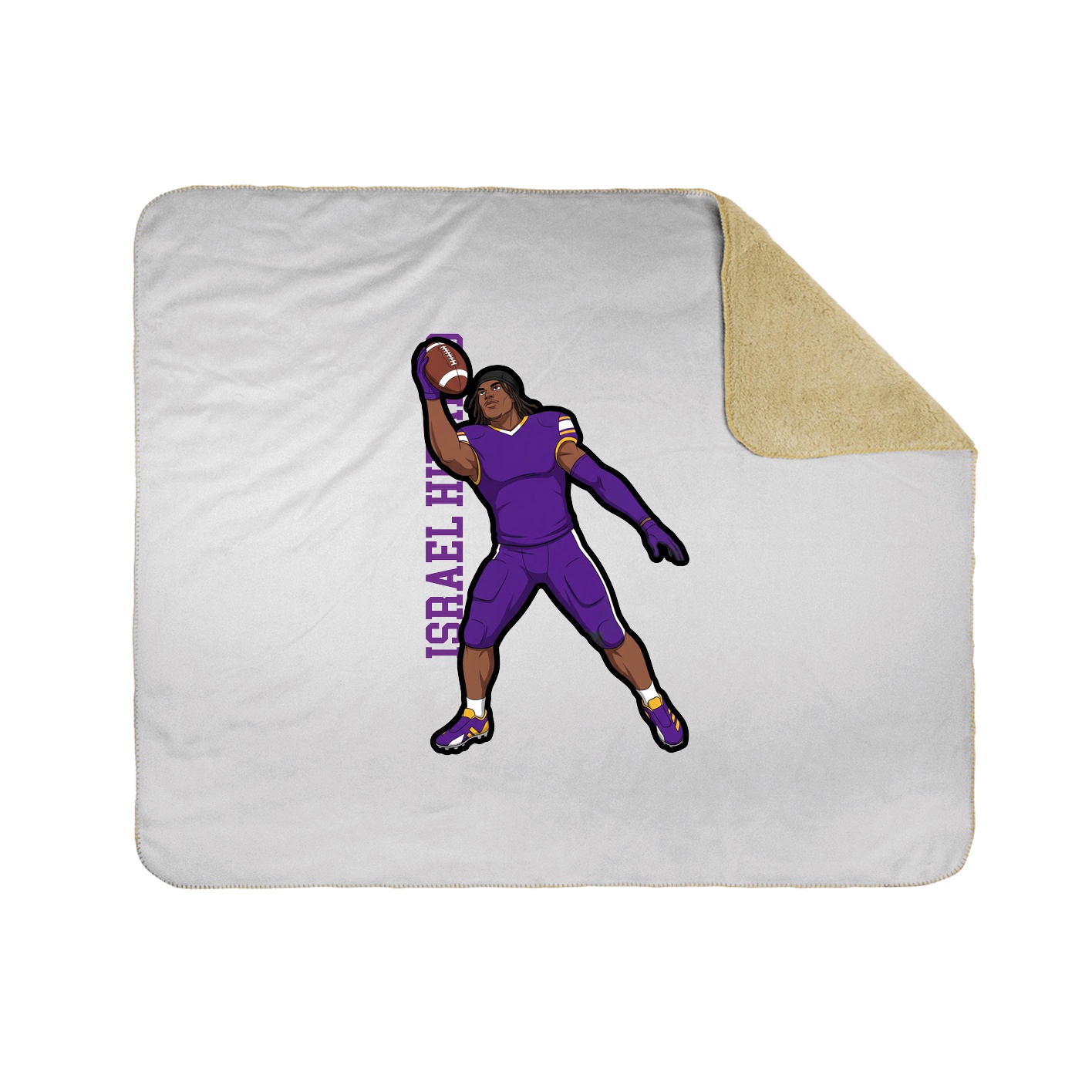 50x60 Sherpa Lined Throw Blanket