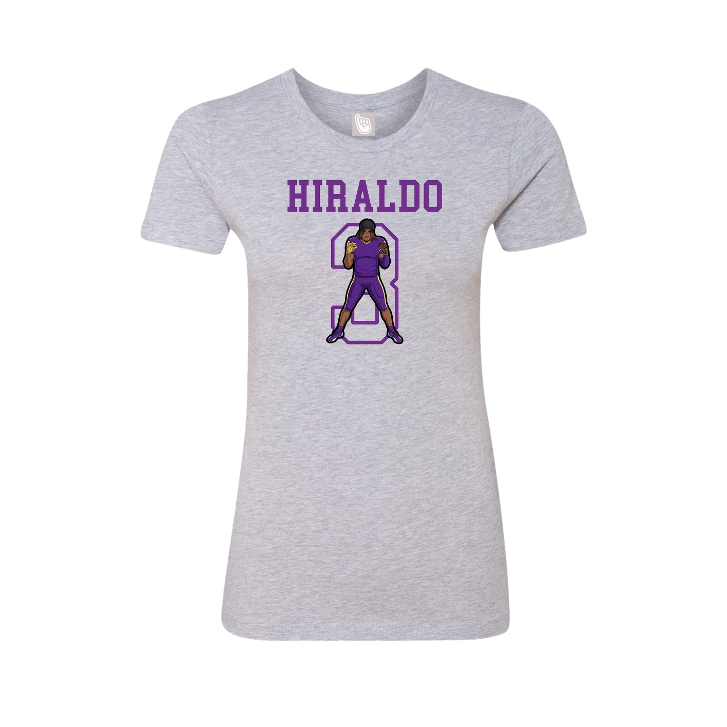 Fitted Women's Tee — Shirsey in Grey