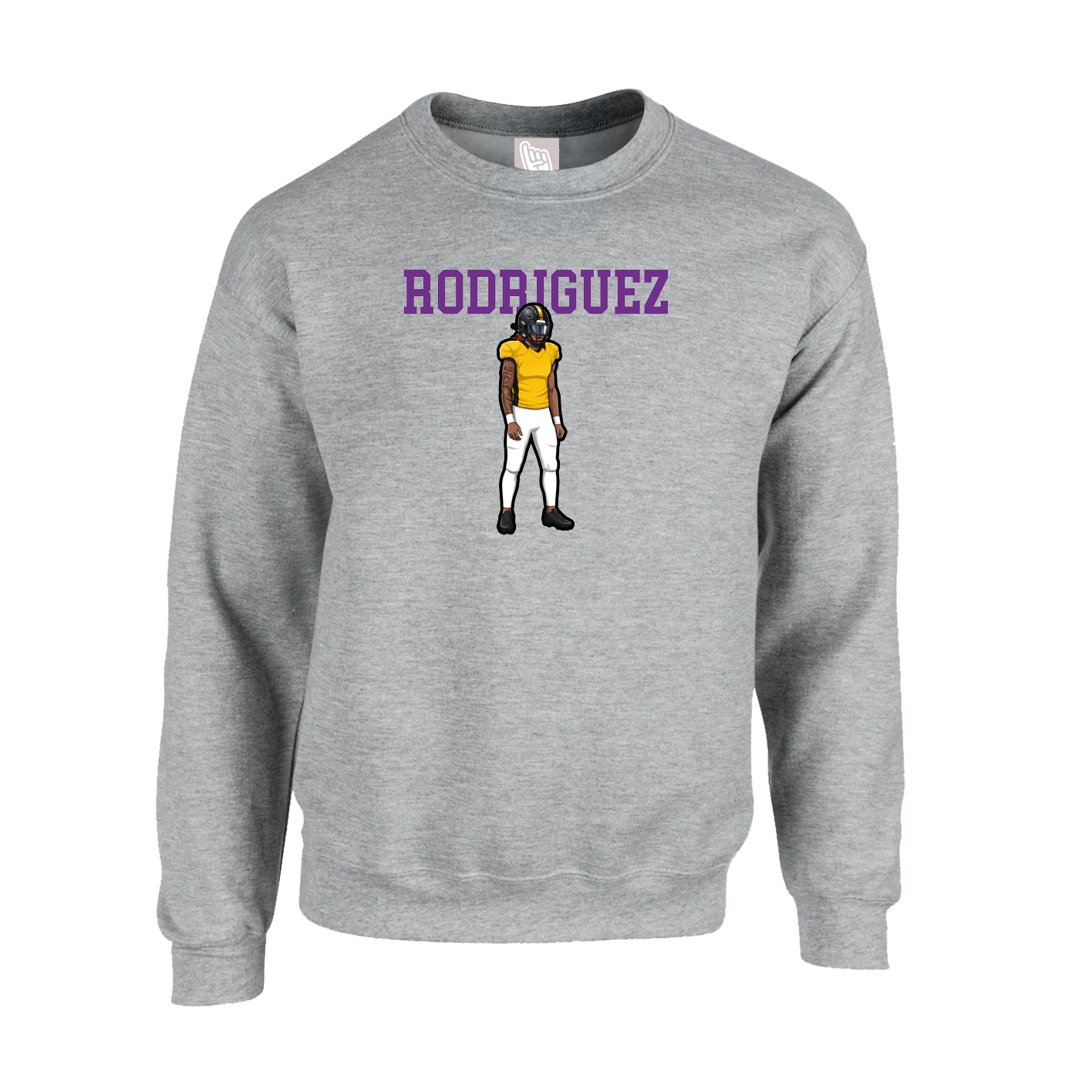 Fleece Crew — Shirsey in Grey