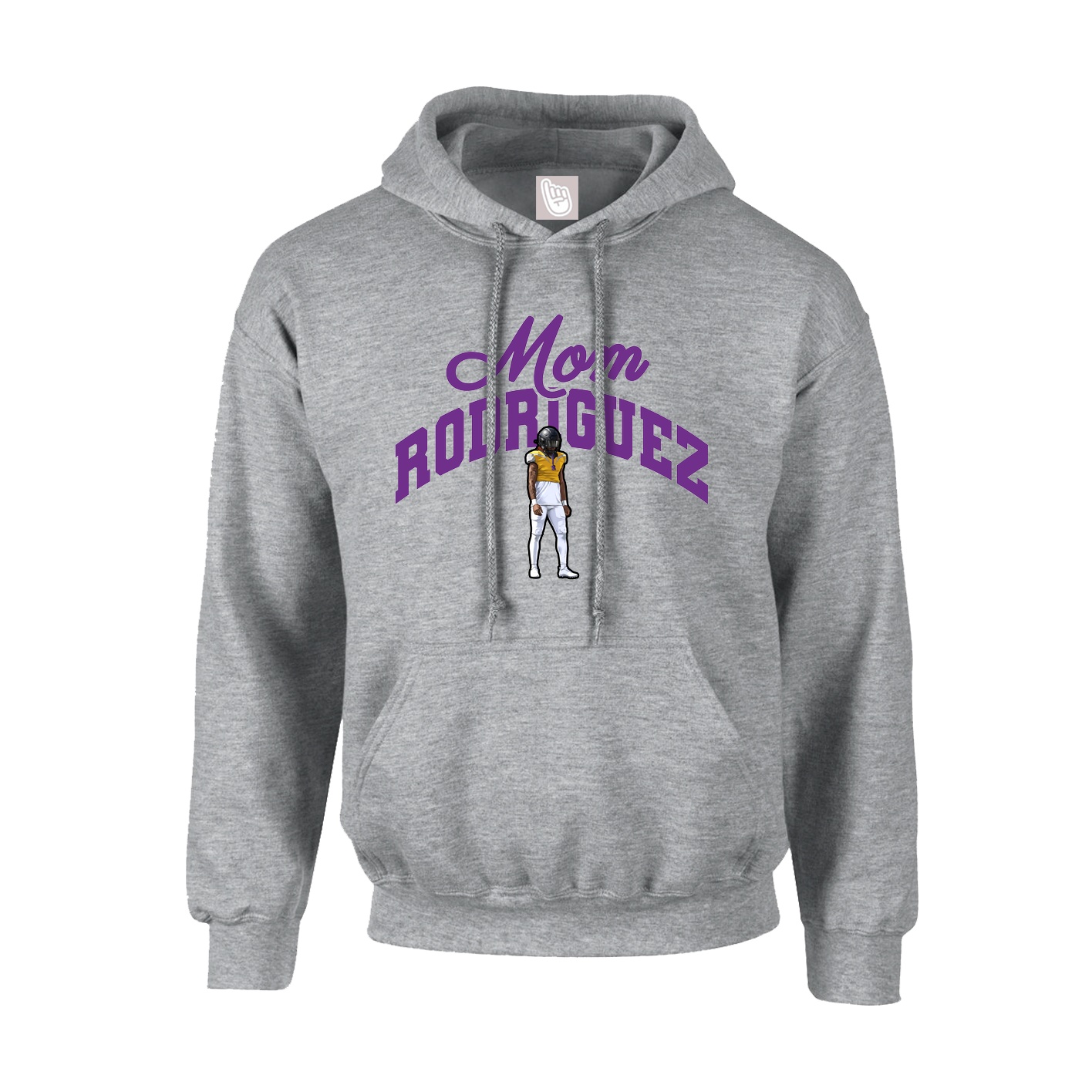 Hoodie — Mothers Day Arch in Grey