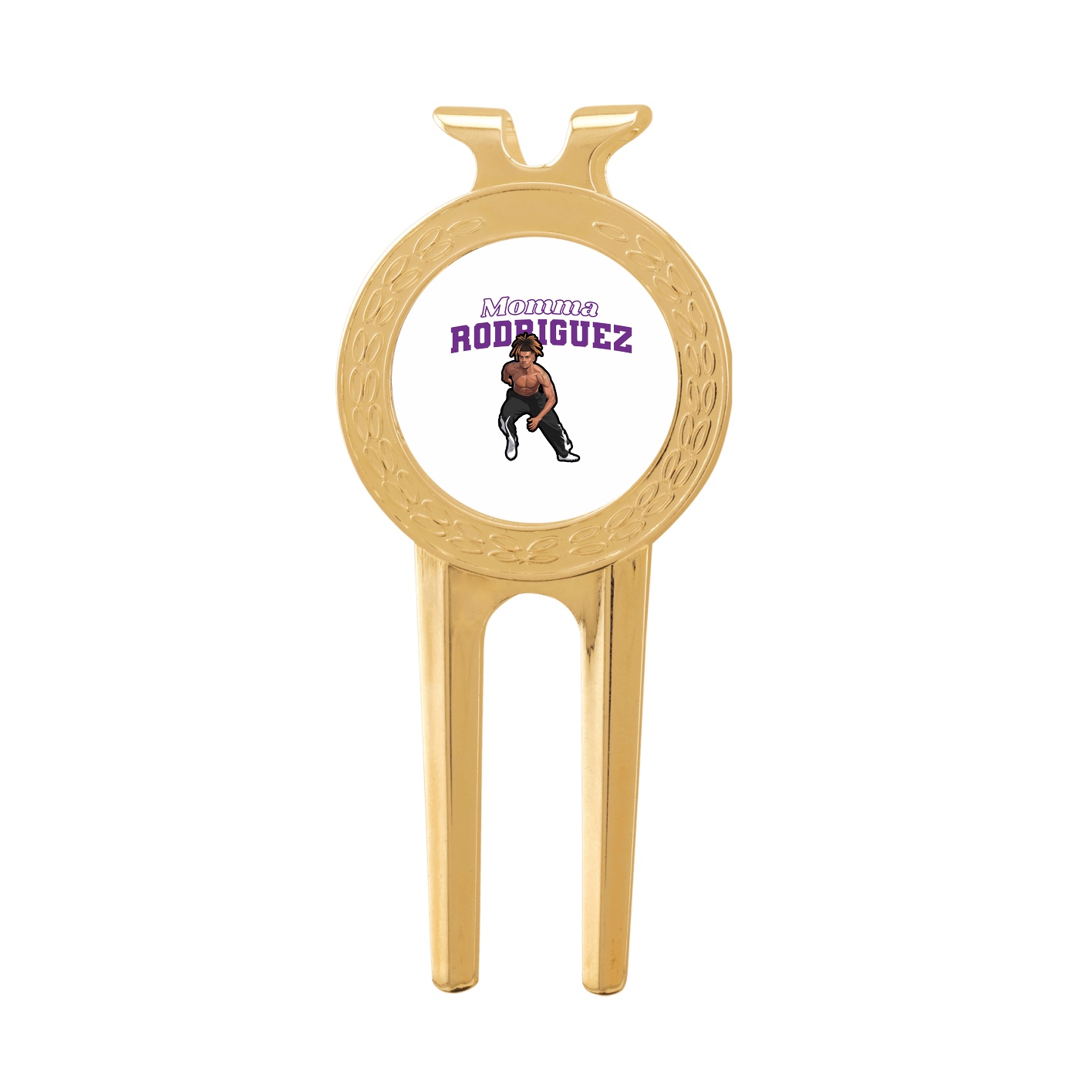Divot Tool with Ball Marker — Mothers Day Block in Classic