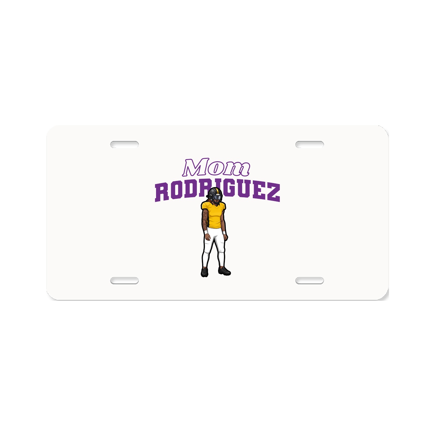 License Plate — Mothers Day Block in Classic