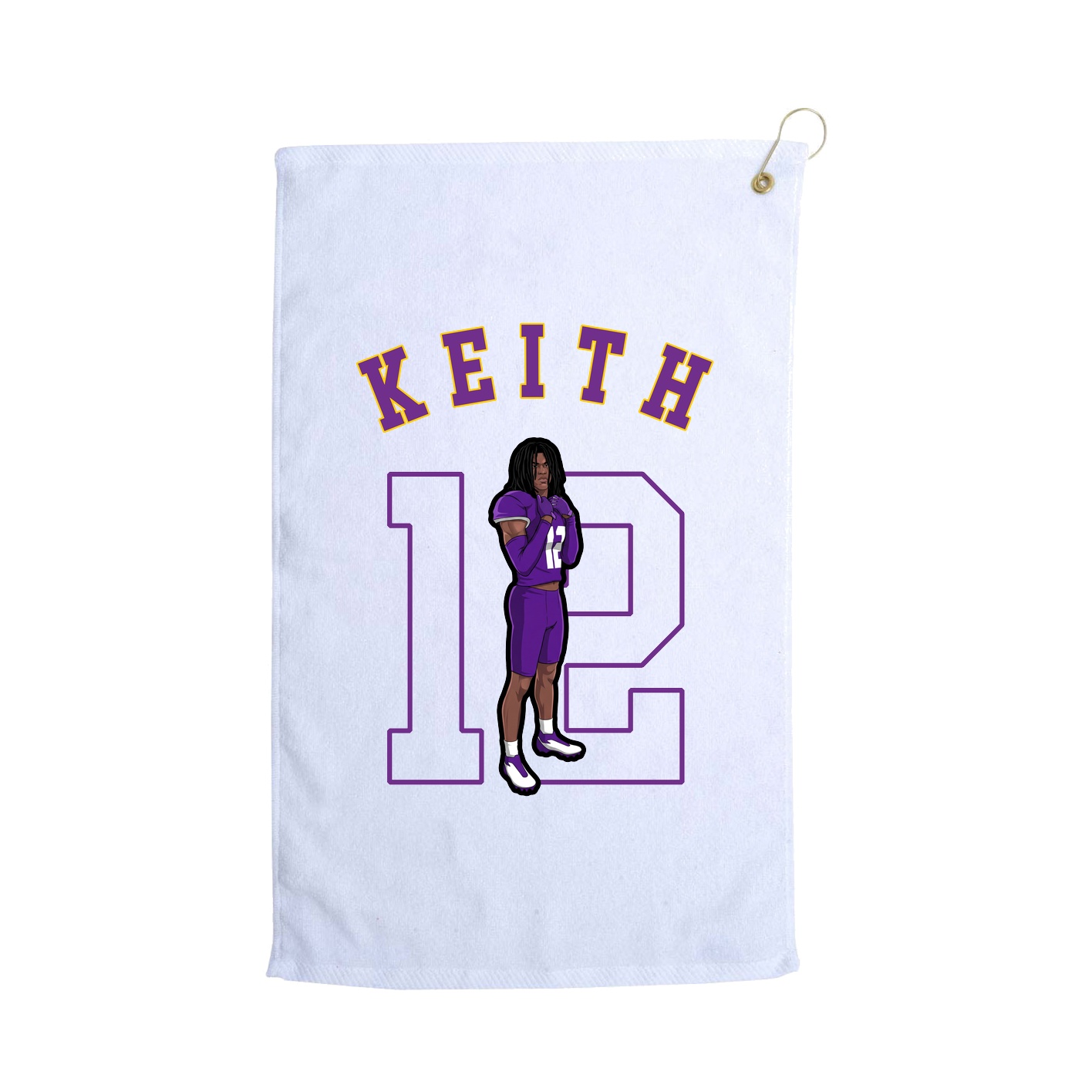 Golf Towel — Shirsey Arch in White