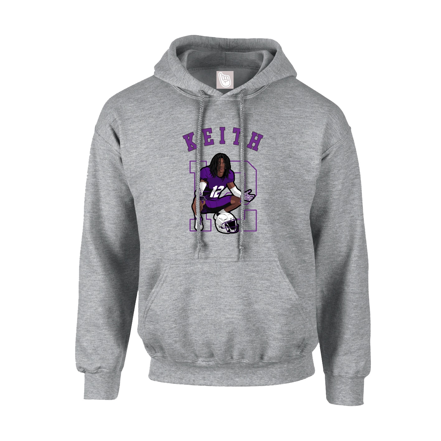Youth Hoodie — Shirsey Arch in Grey