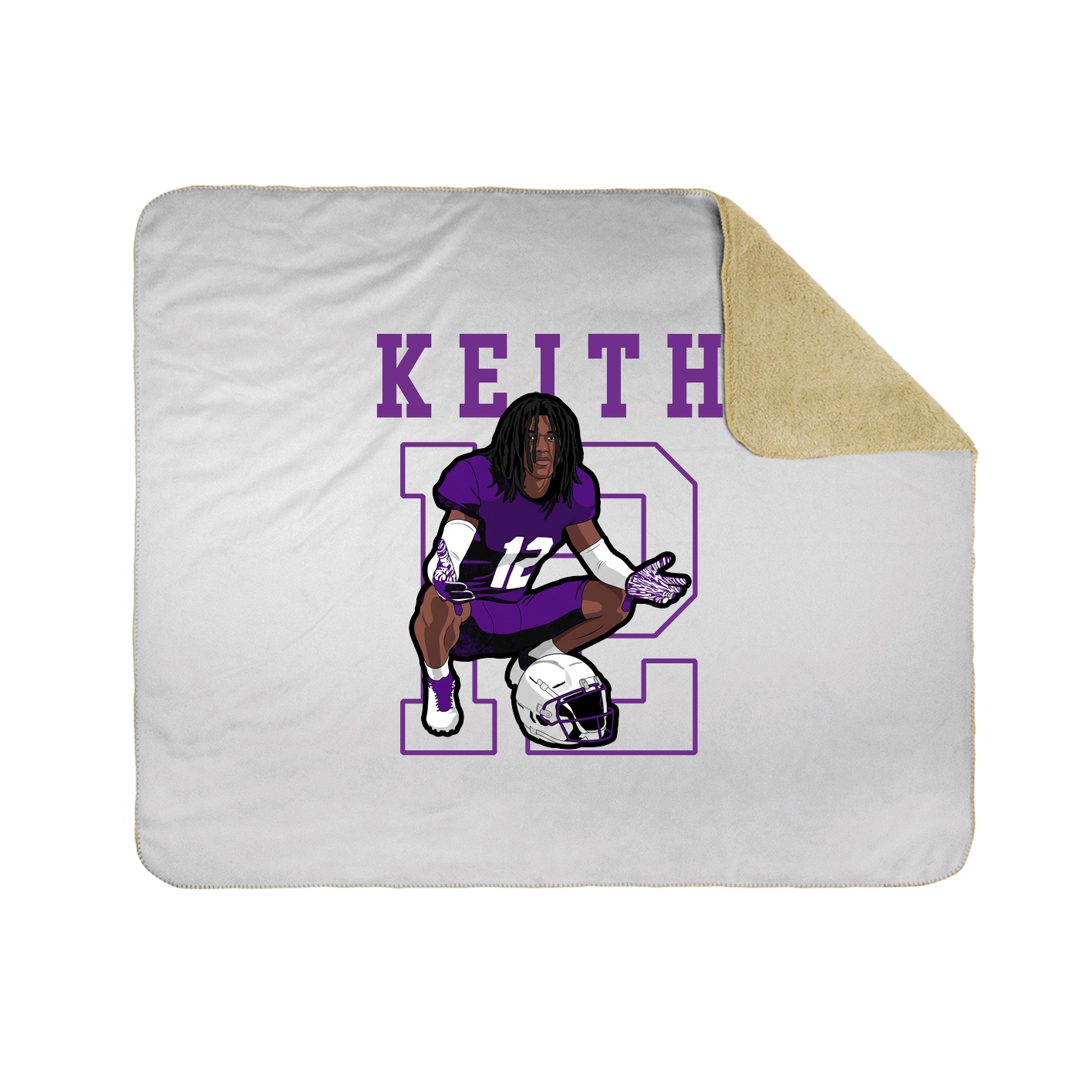 50x60 Sherpa Lined Throw Blanket