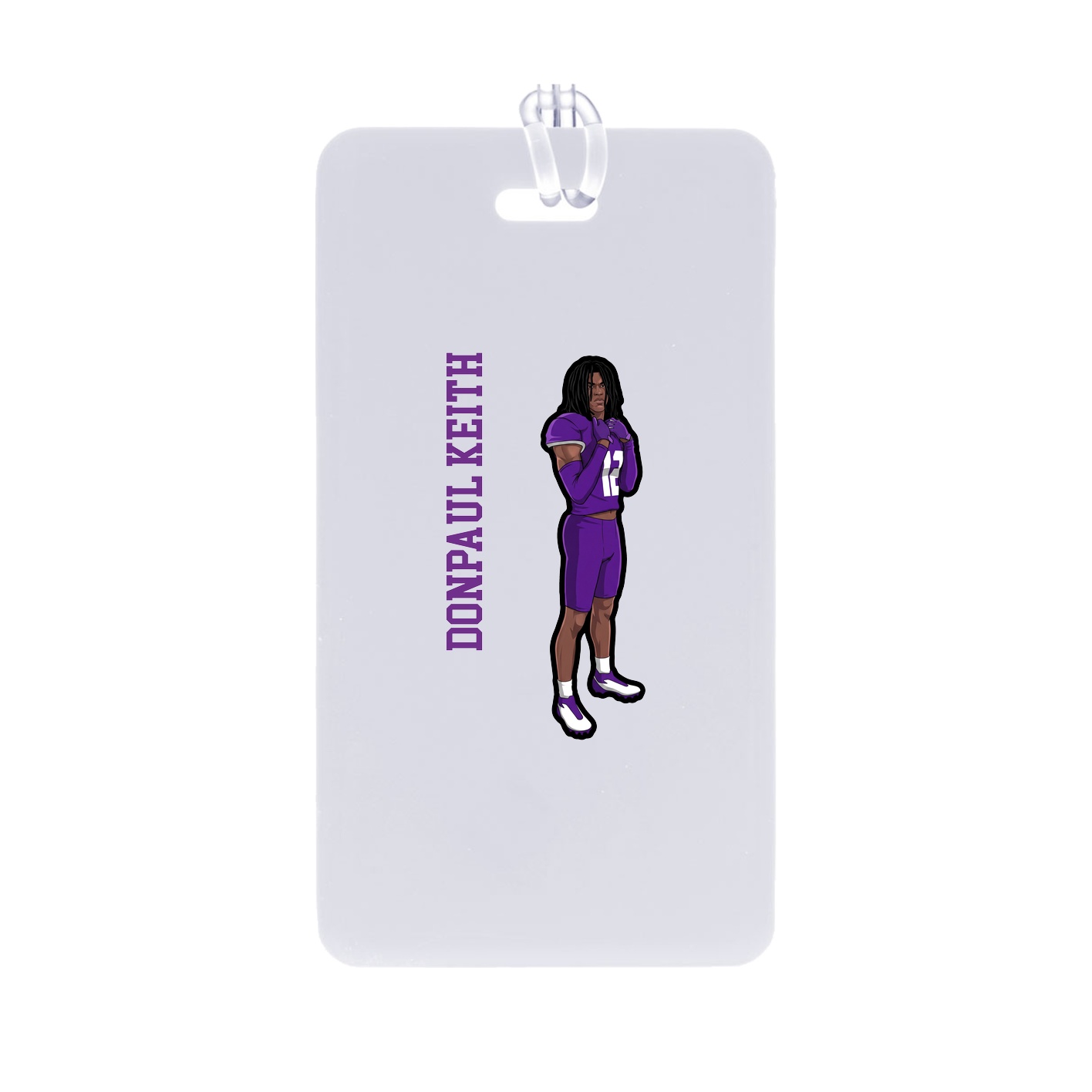 Bag Tag — Name Vertical in Classic
