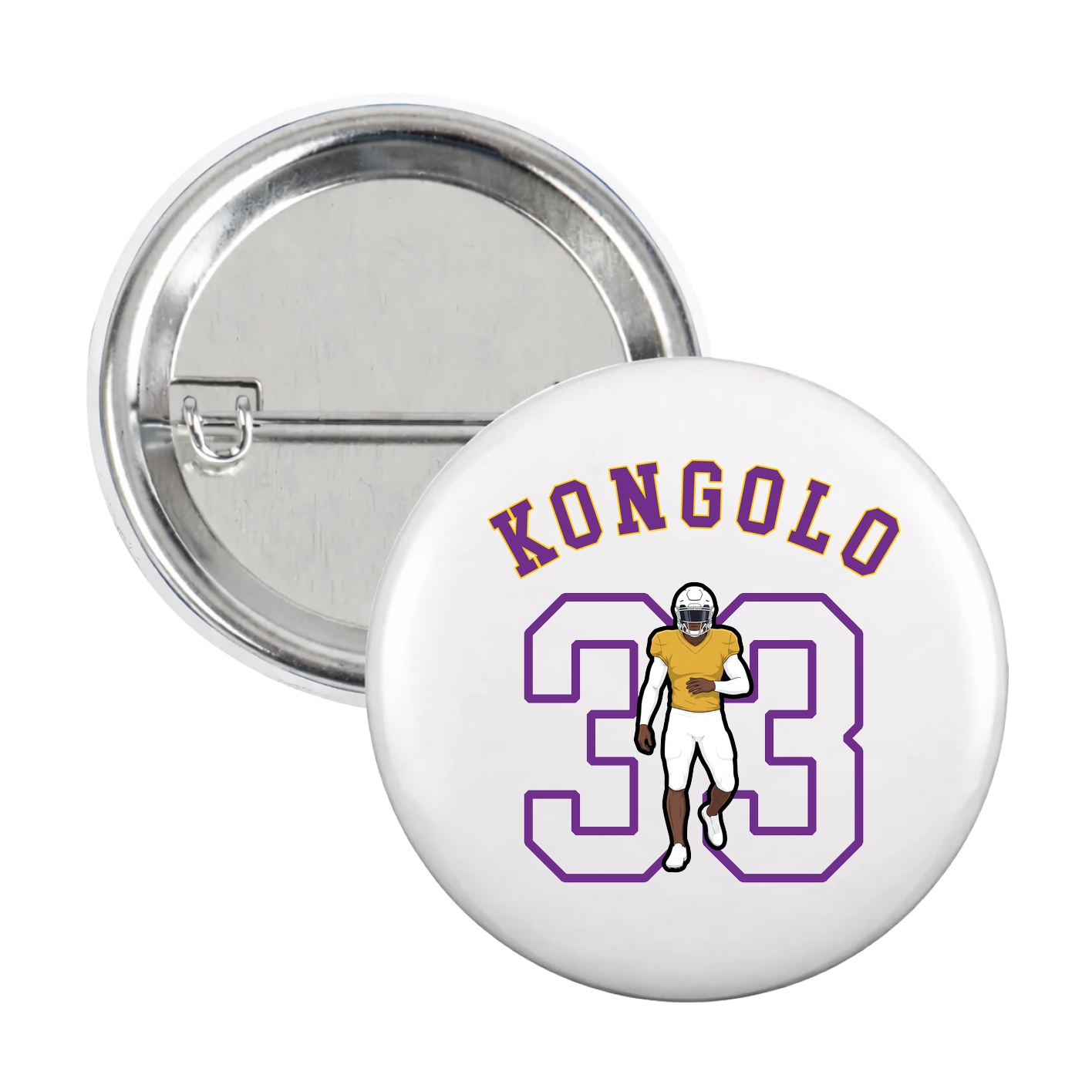 Game Day Button — Shirsey Arch in White