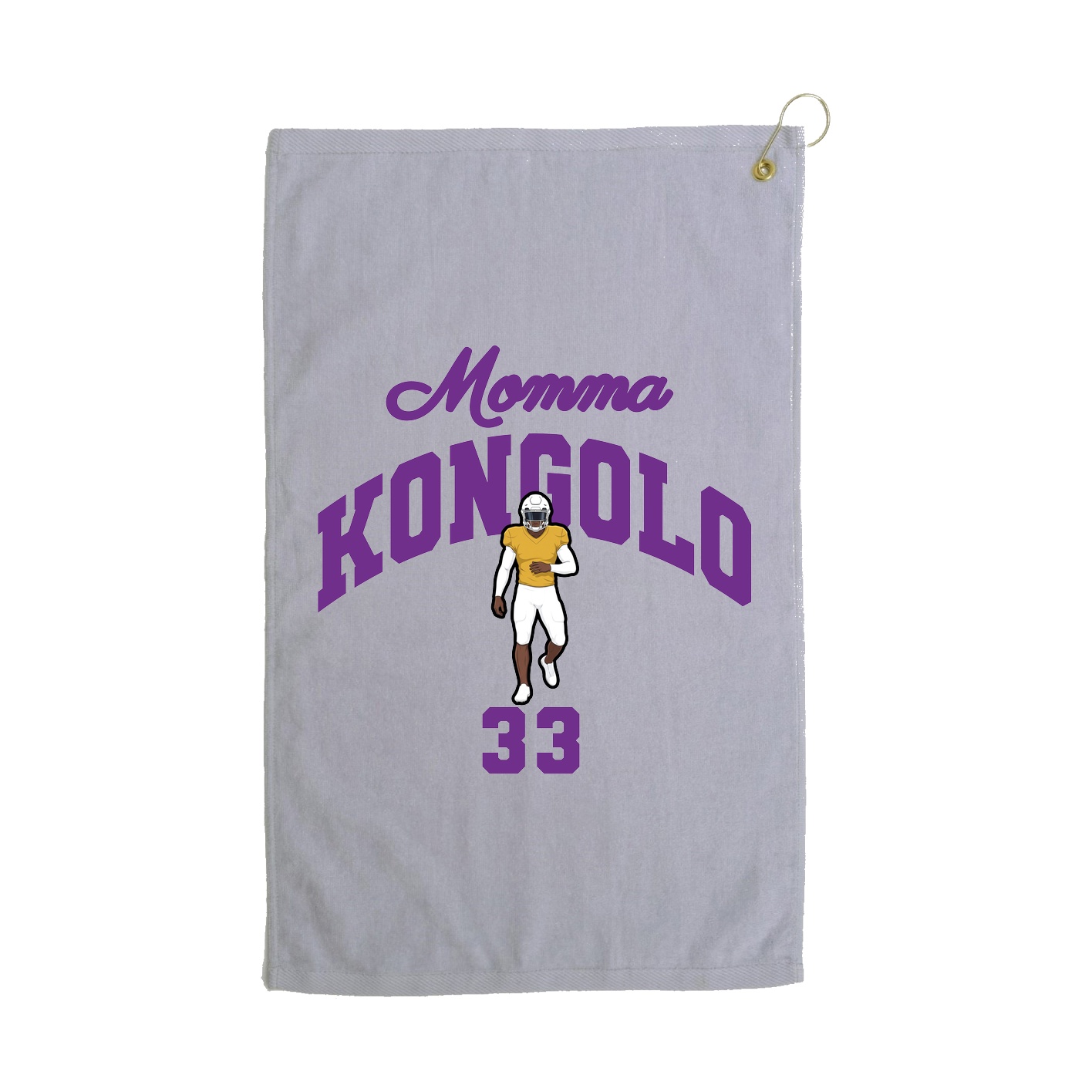 Golf Towel — Mothers Day Arch in Grey