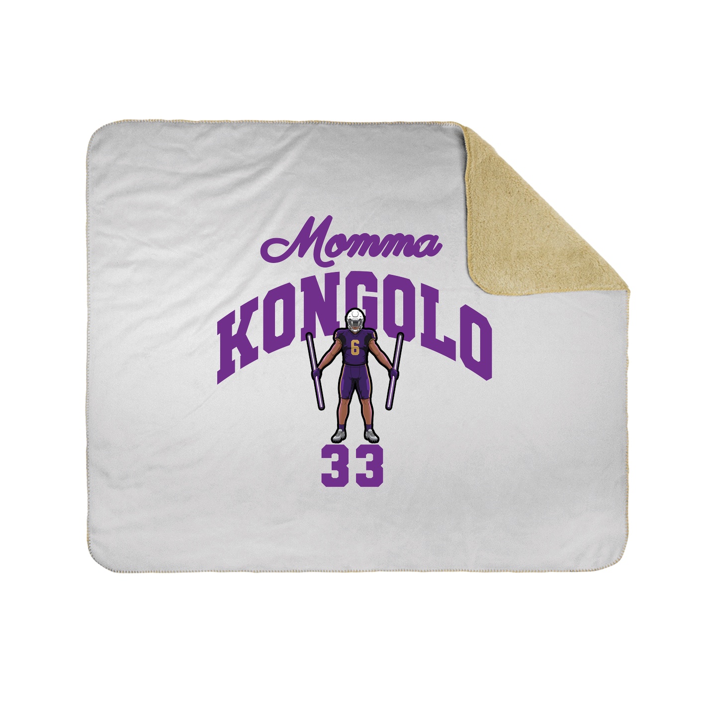 Throw Blanket — Mothers Day Arch in White