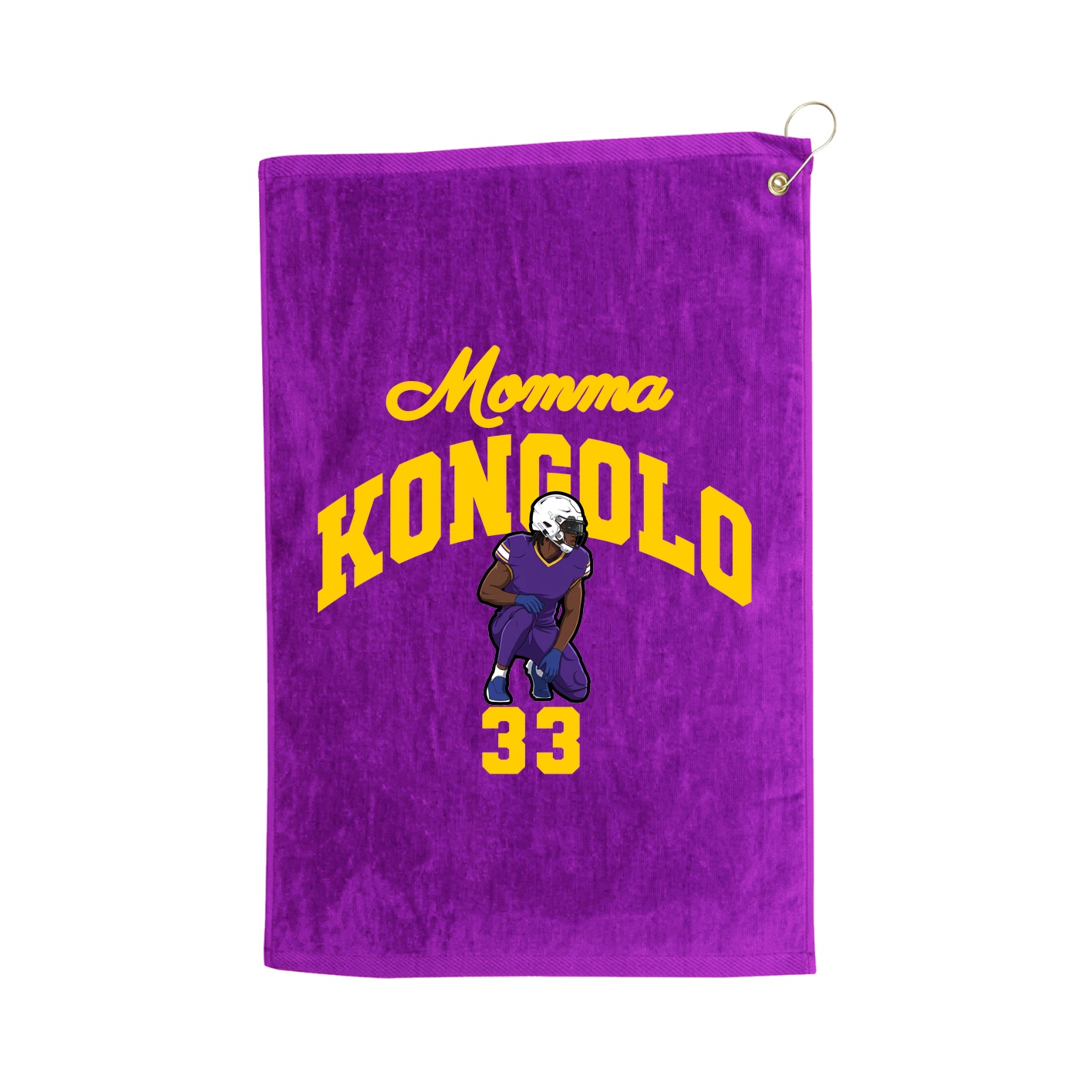 Golf Towel — Mothers Day Arch in Purple