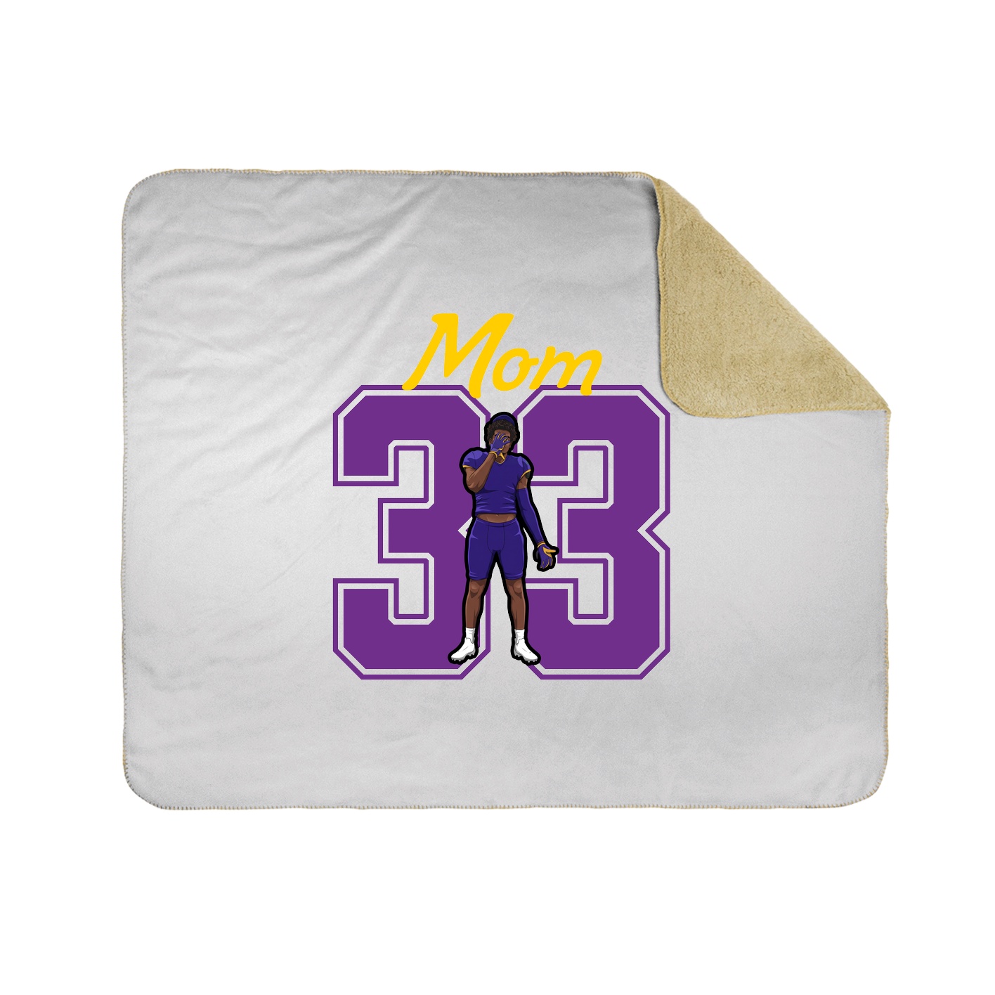 Throw Blanket — Mothers Day Shirsey in White