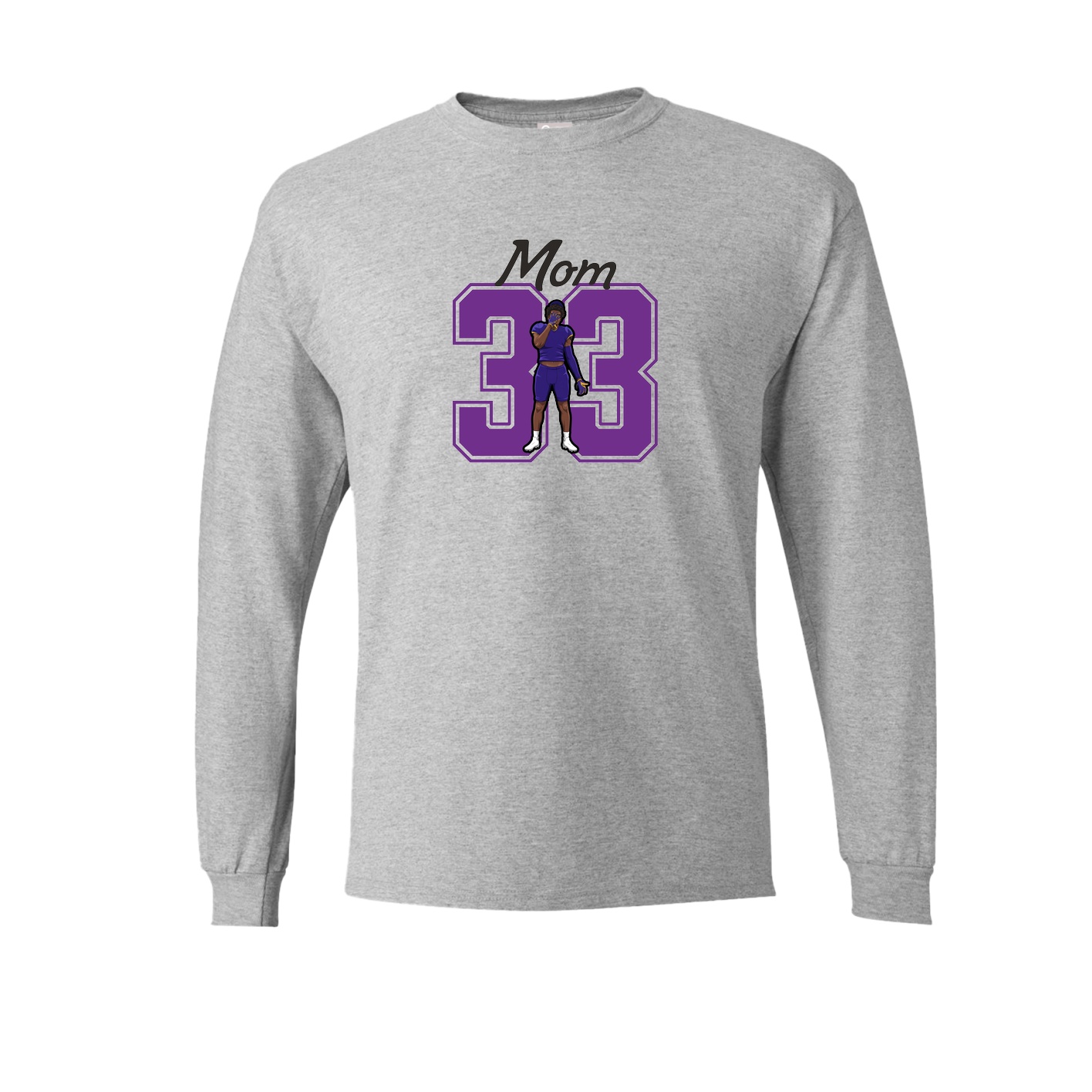 Long Sleeve Tee — Mothers Day Shirsey in Grey