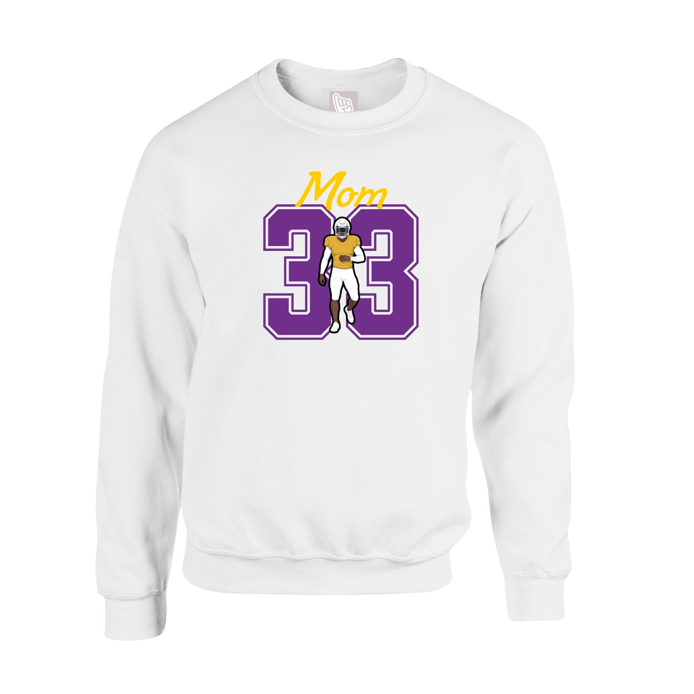 Fleece Crew — Mothers Day Shirsey in White