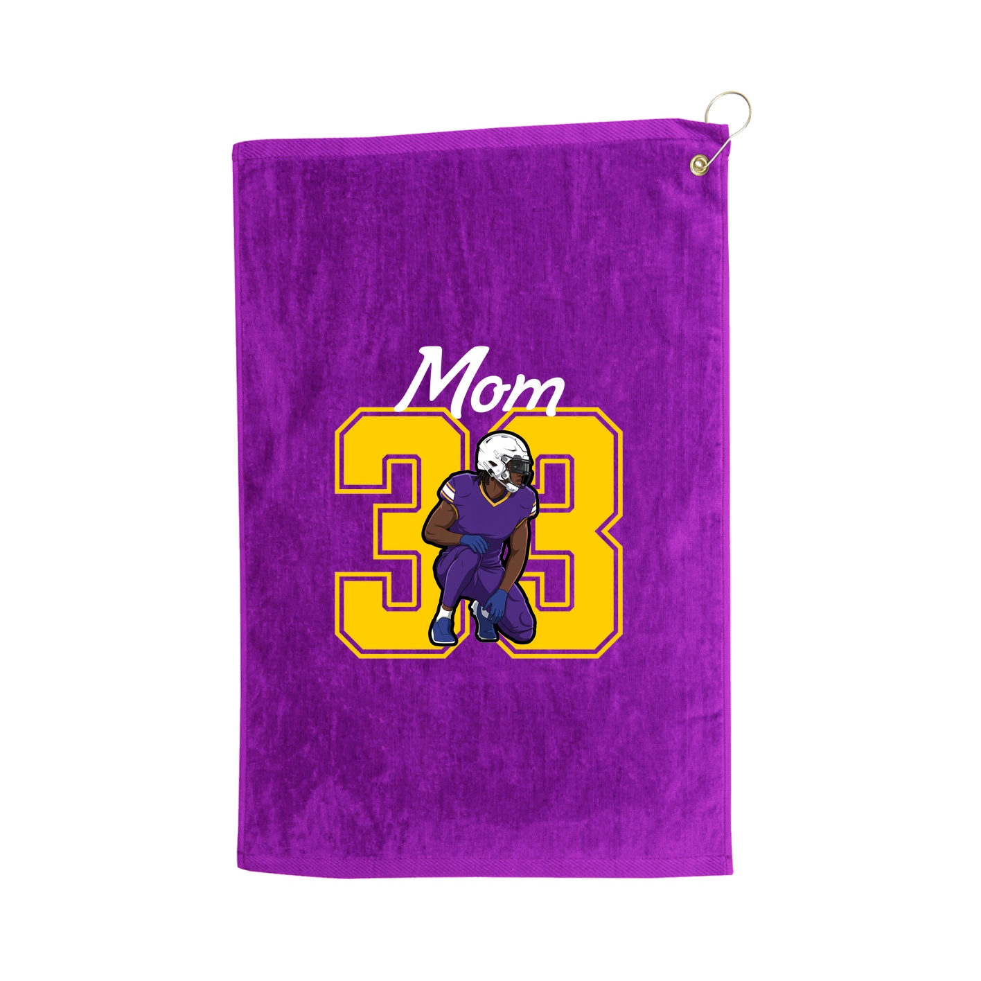 Golf Towel — Mothers Day Shirsey in Purple