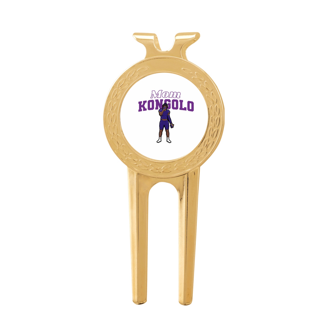 Divot Tool with Ball Marker — Mothers Day Block in Classic