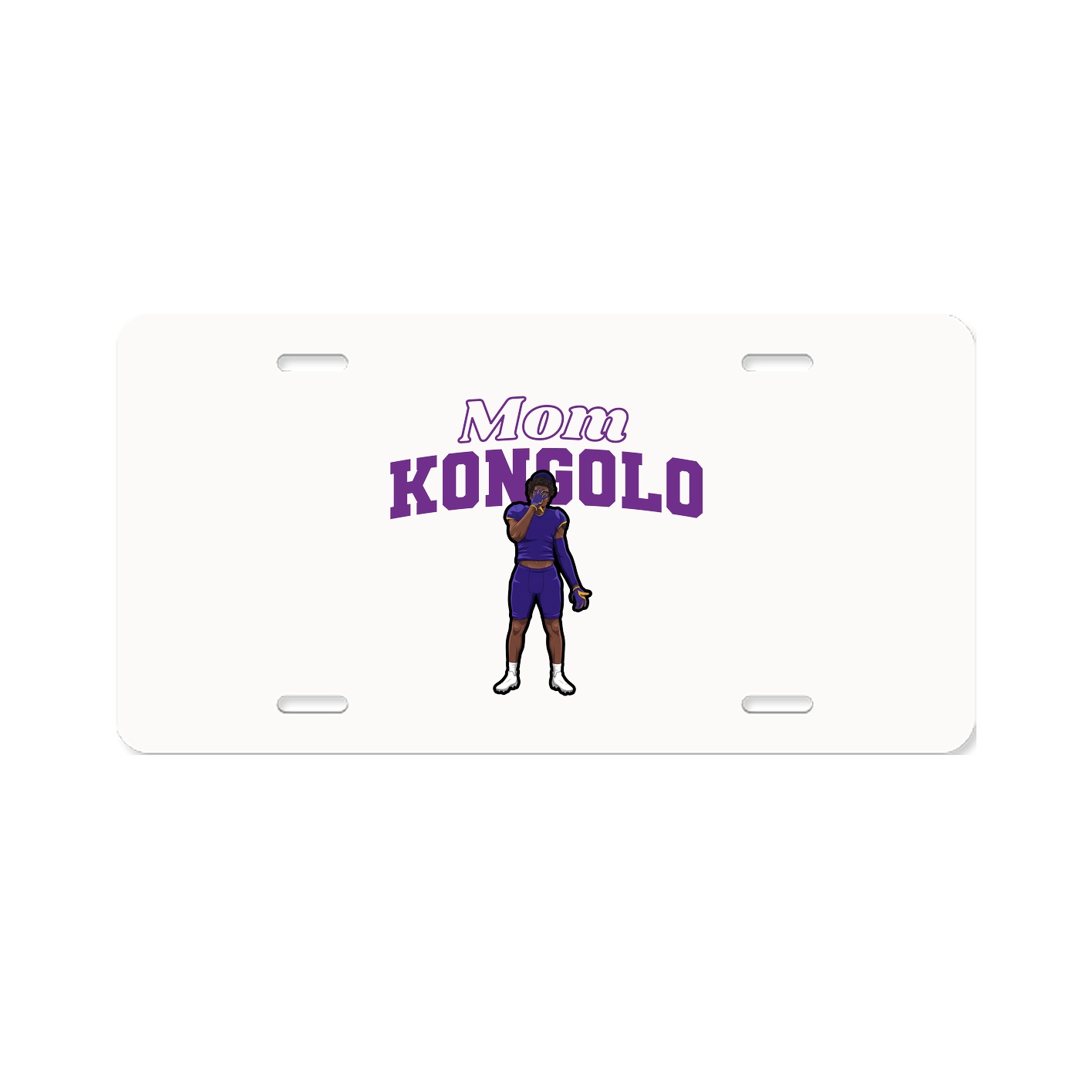 License Plate — Mothers Day Block in Classic
