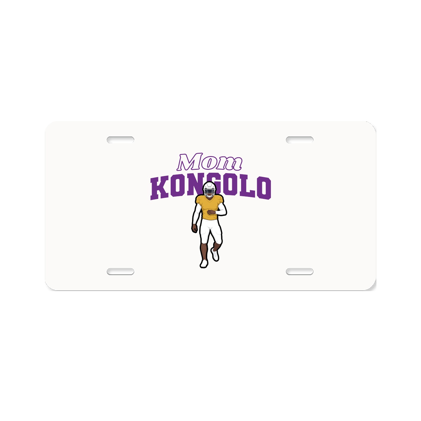 License Plate — Mothers Day Block in Classic
