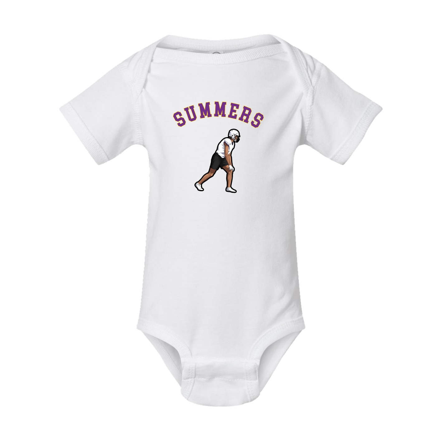 Baby Onesie — Shirsey Arch in White