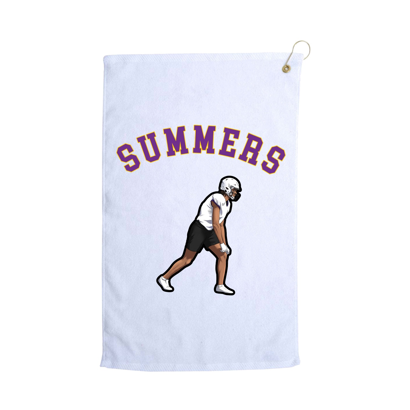 Golf Towel — Shirsey Arch in White