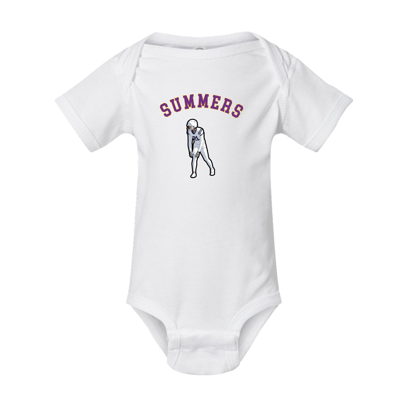 Baby Onesie — Shirsey Arch in White