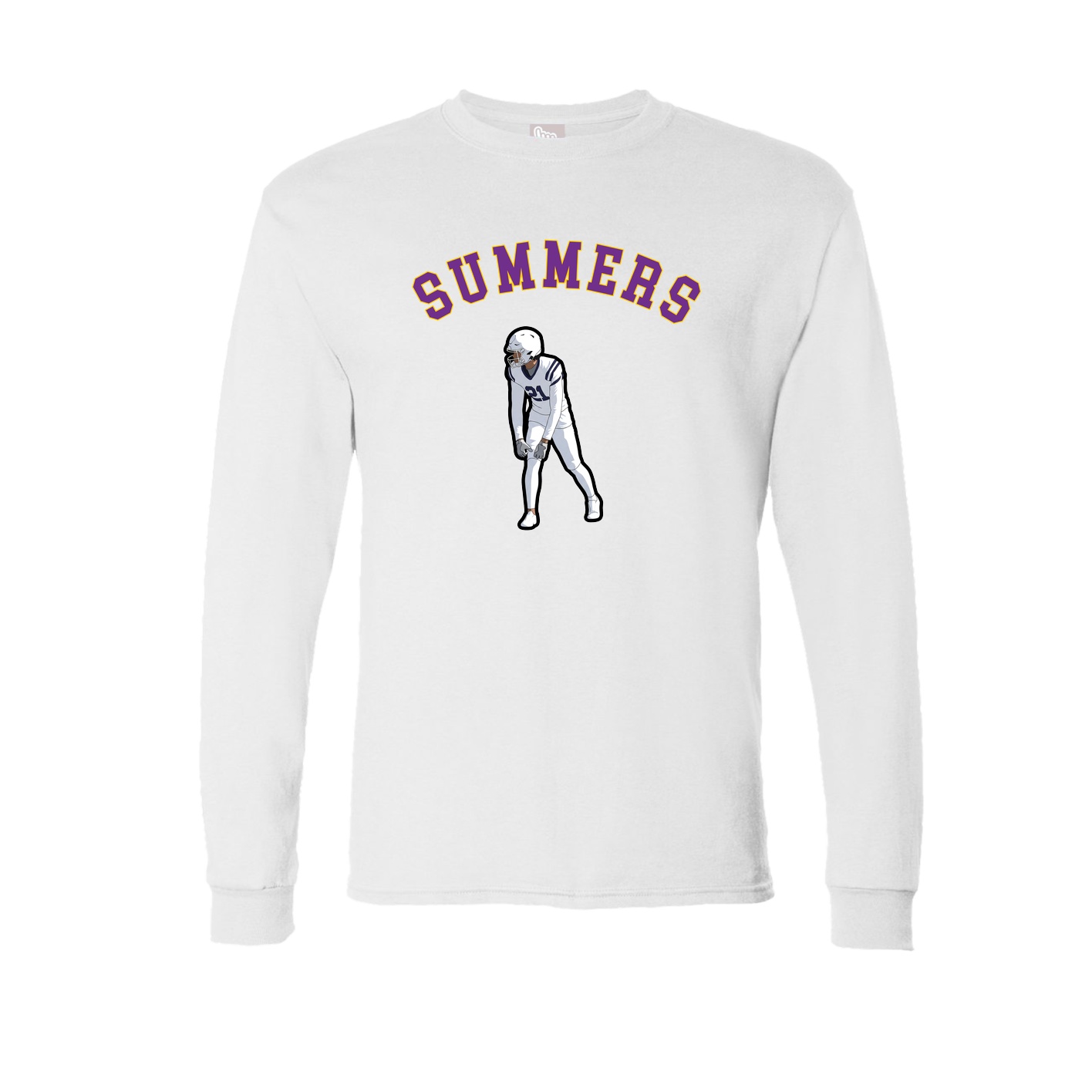 Long Sleeve Tee — Shirsey Arch in White