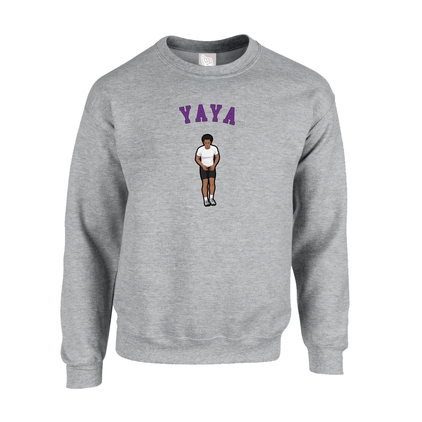 Fleece Crew — Shirsey Arch in Grey