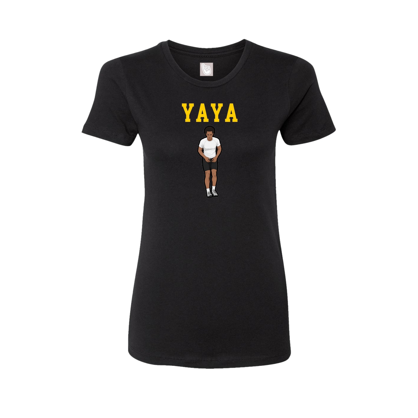 Fitted Women's Tee — Shirsey in Black