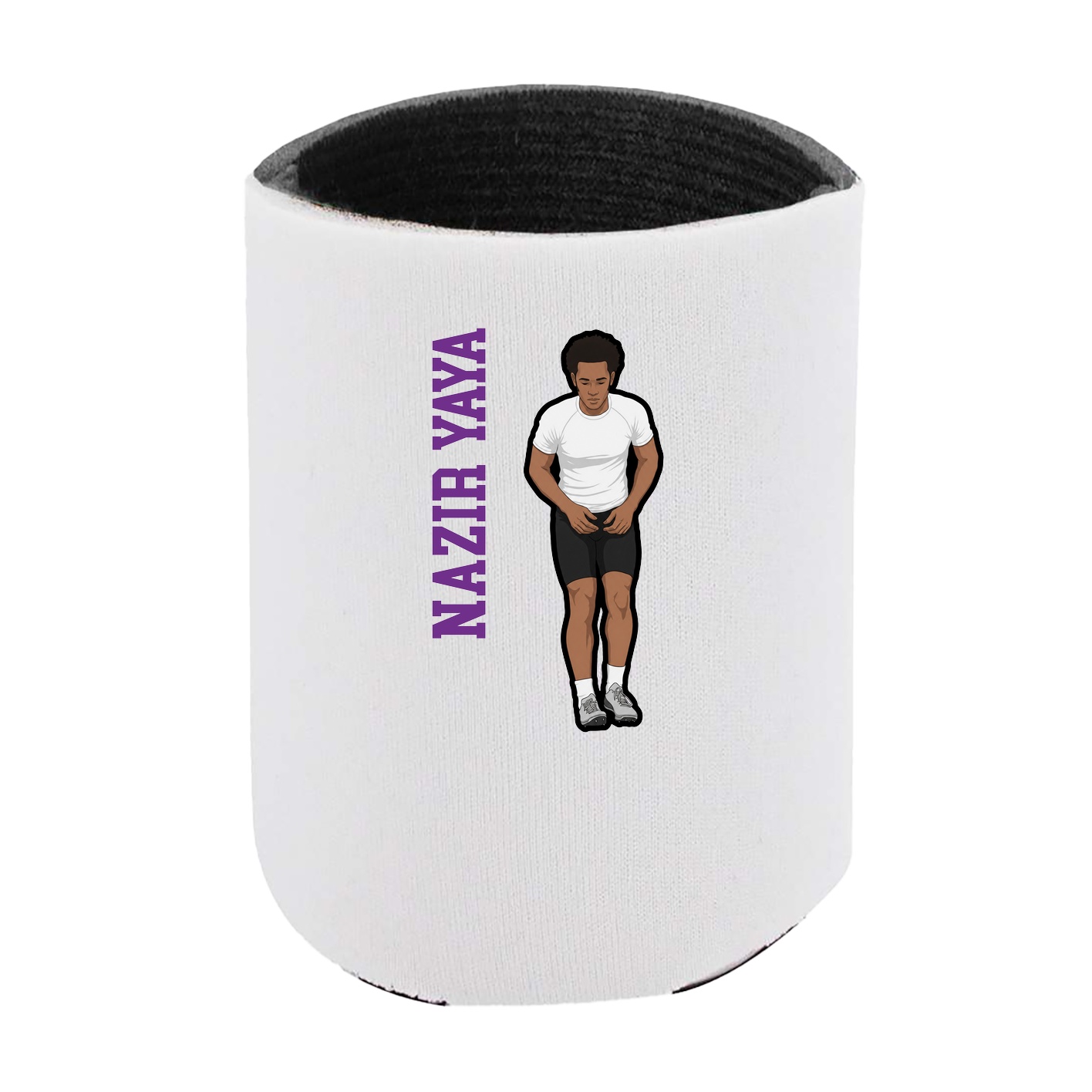 Can Holder — Name Vertical in White