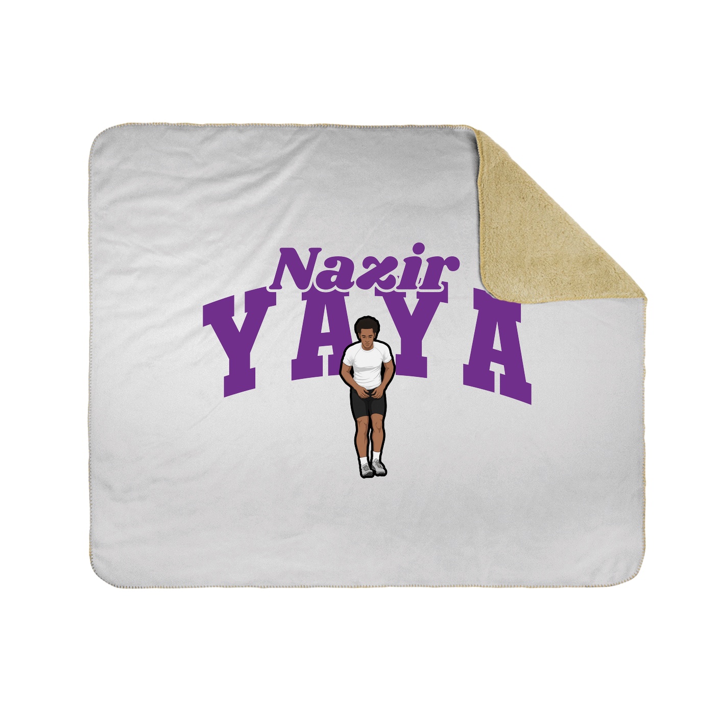 Throw Blanket — Signature Arch in White