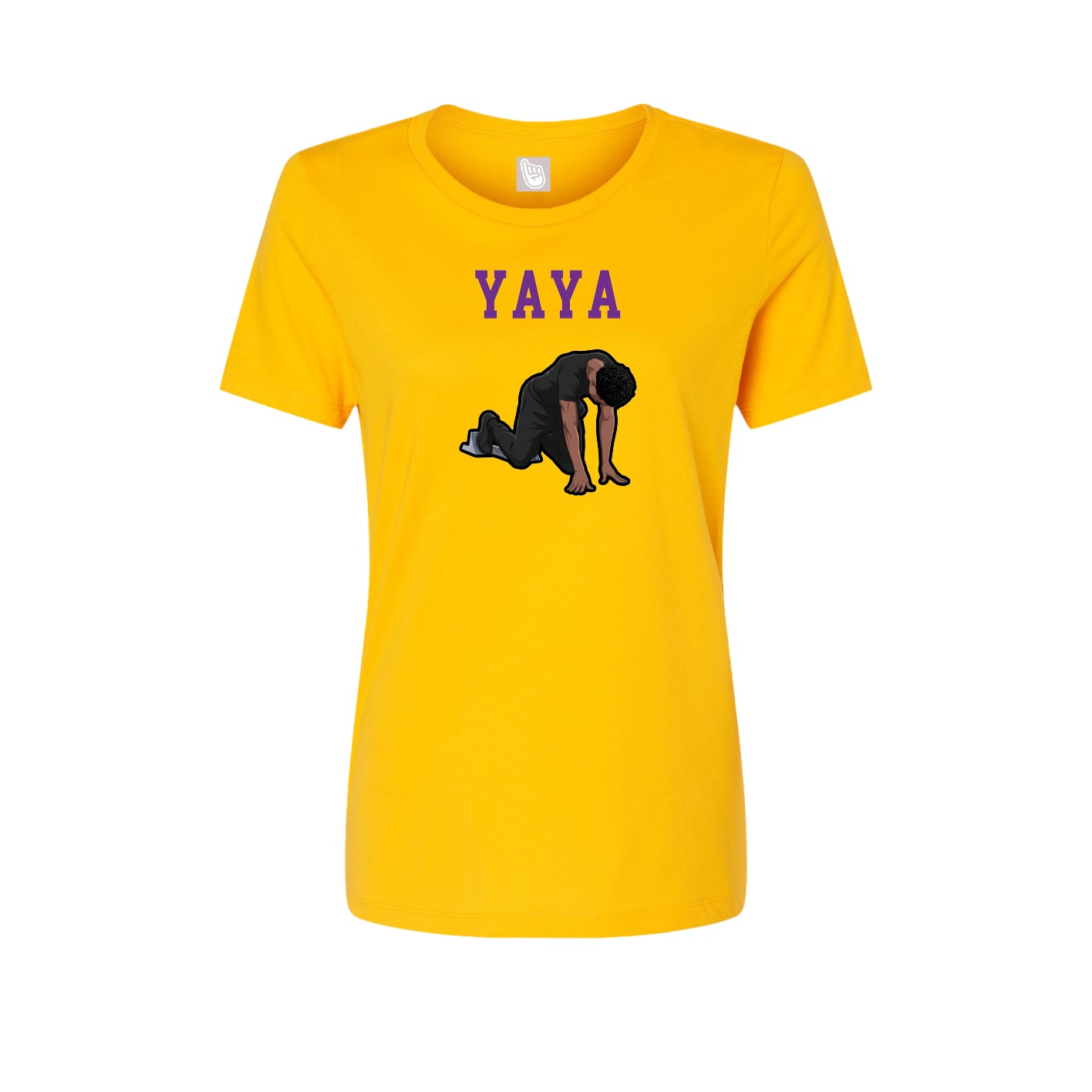 Fitted Women's Tee — Shirsey in Gold