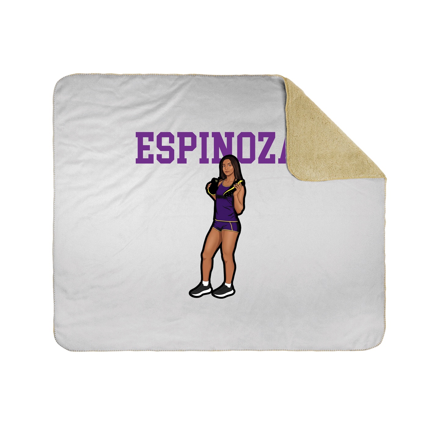 Throw Blanket — Shirsey in White