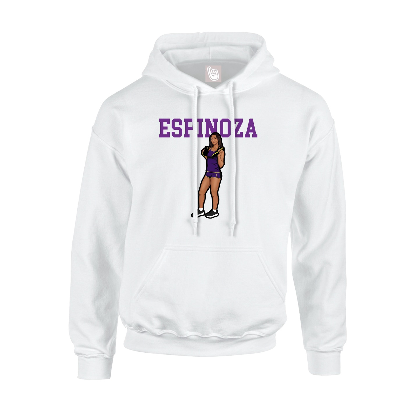 Hoodie — Shirsey in White