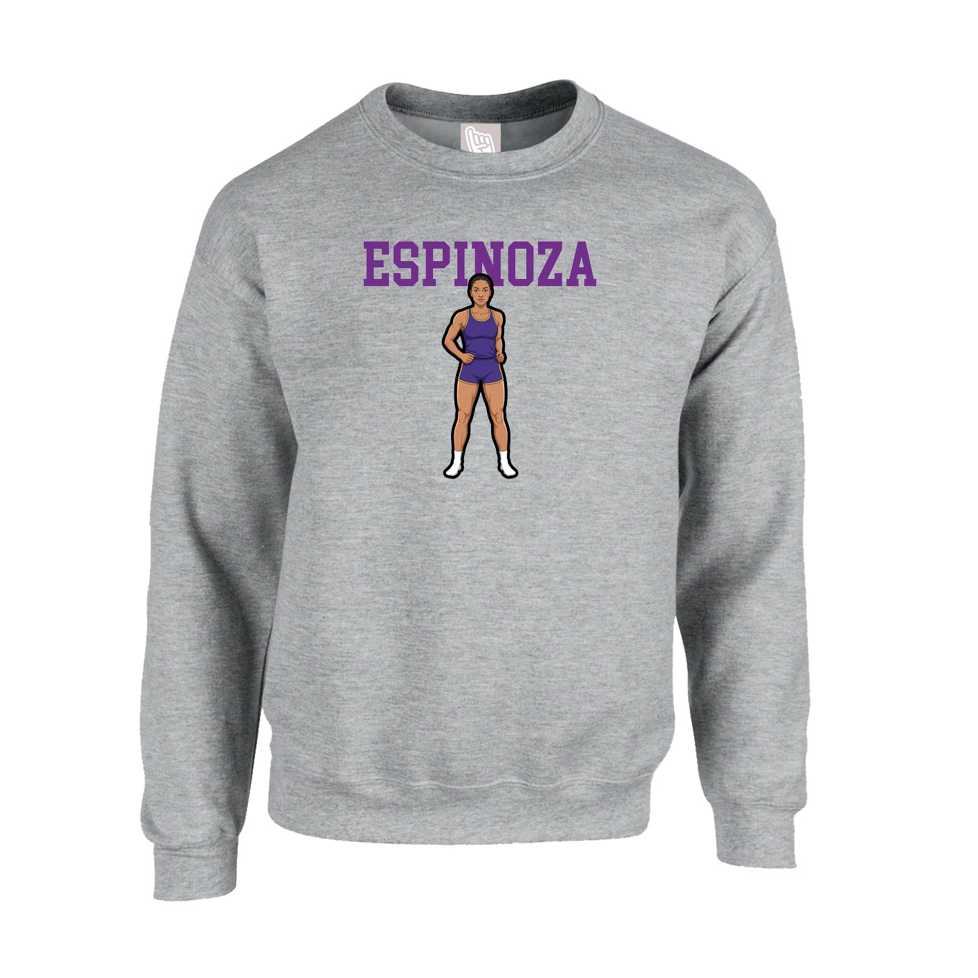 Fleece Crew — Shirsey in Grey