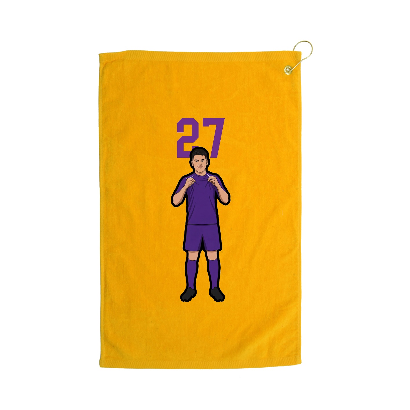 Golf Towel — Classic in Gold