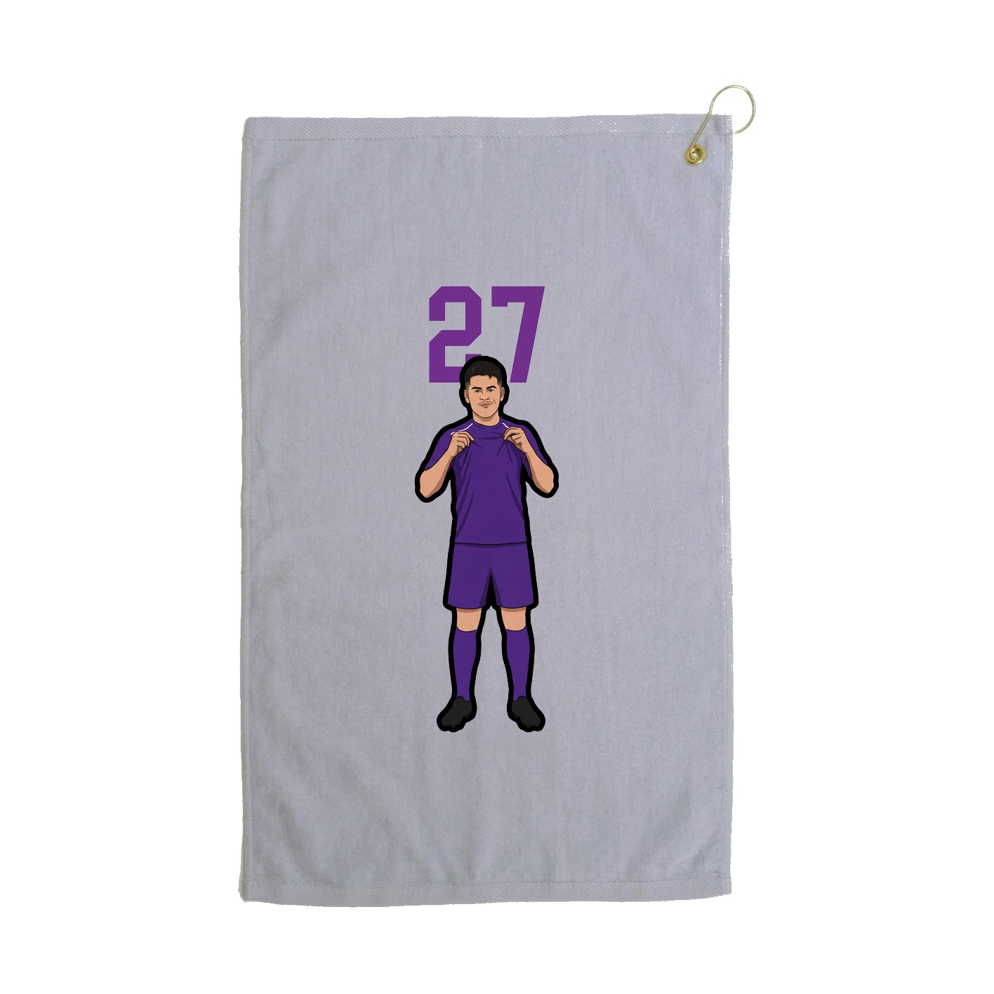Golf Towel — Classic in Grey