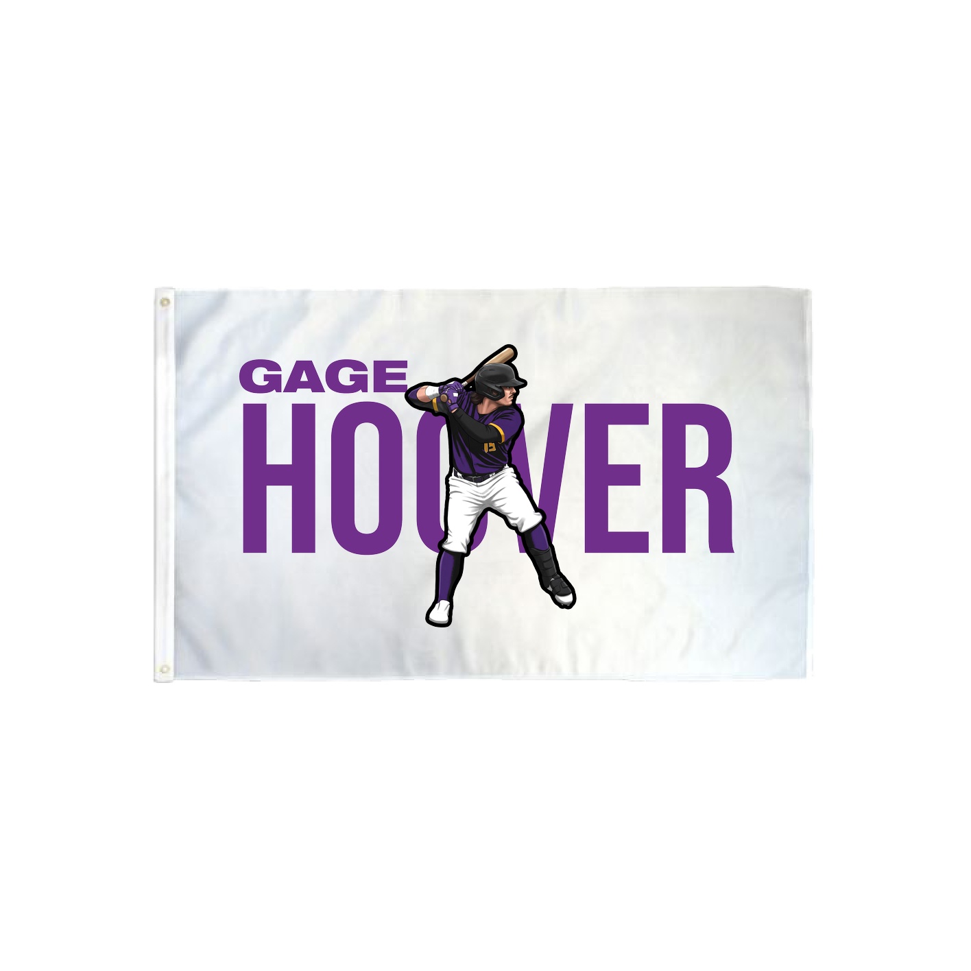 3x5 Flag — Player Name in Classic