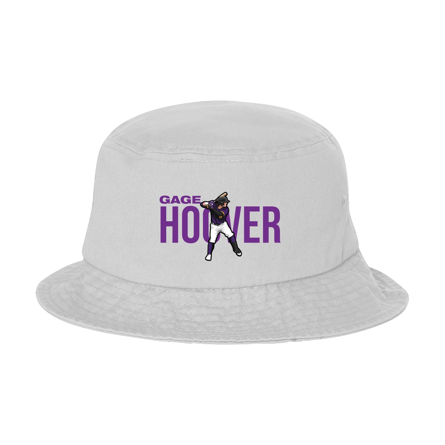 Bucket Cap — Player Name in White