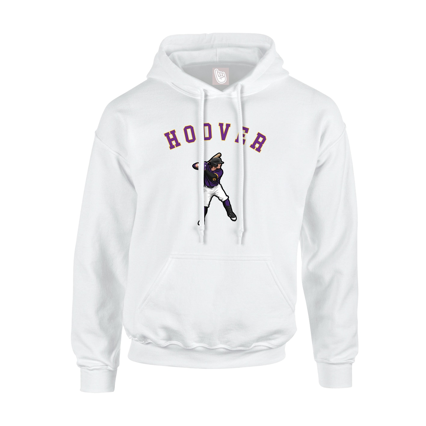 Youth Hoodie — Shirsey Arch in White