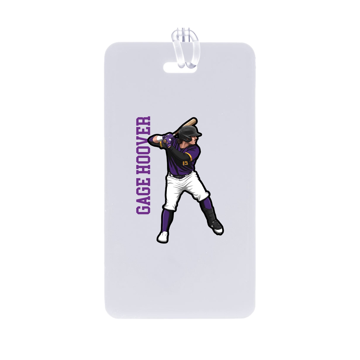Bag Tag — Name Vertical in Classic