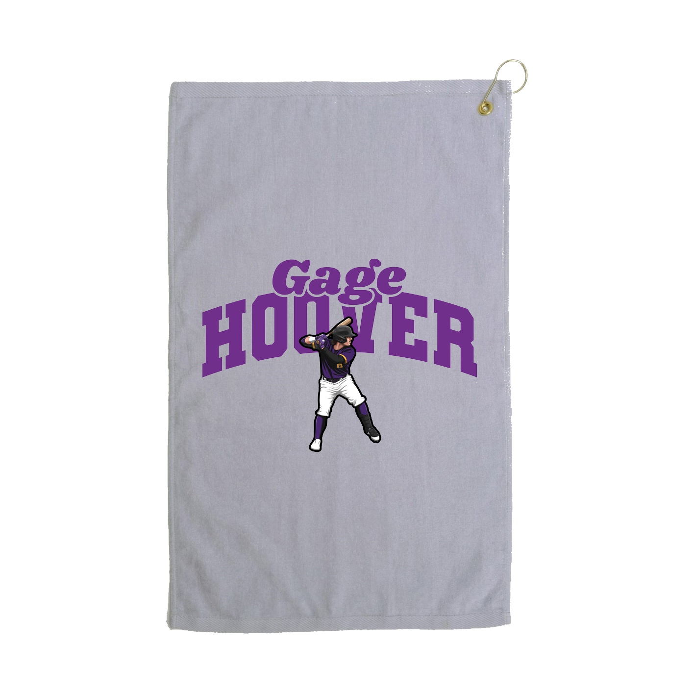 Golf Towel — Signature Arch in Grey
