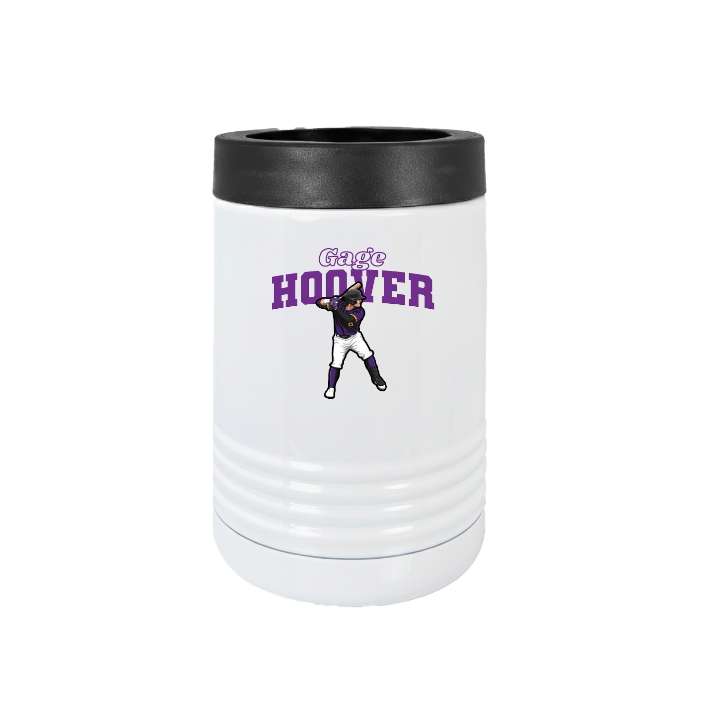 Beverage Holder — Name Arch in White