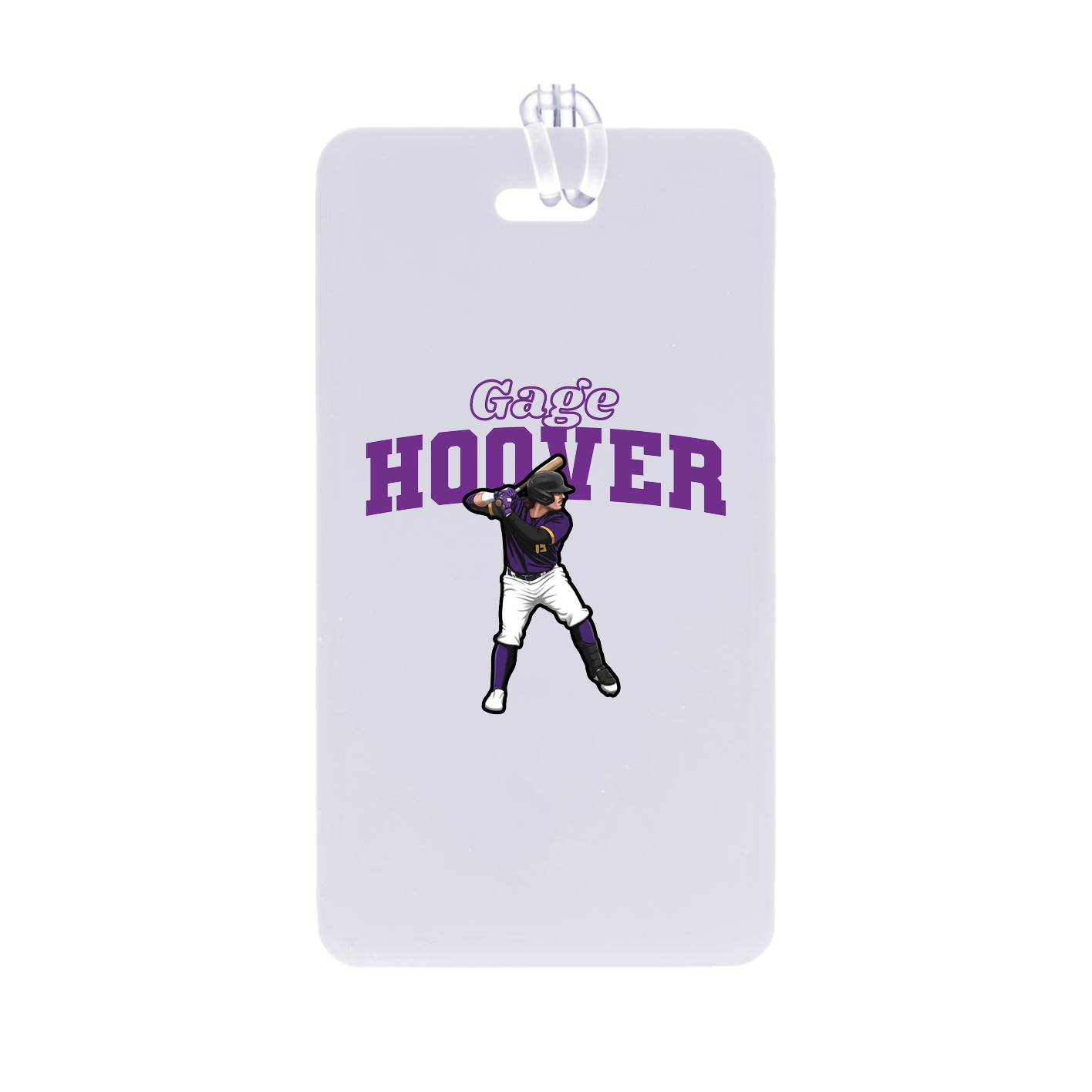 Bag Tag — Name Arch in Classic